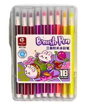Фломастеры Brush Pen 18 цветов B0591 фото