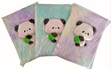 Carnet de Note Panda Pufos cu Squishy C0172 foto